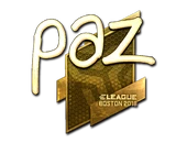 Sticker | paz (Gold) | Boston 2018 image
