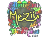 Sticker | mezii (Holo, Champion) | Budapest 2025 image