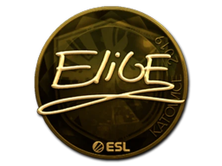 Sticker | EliGE (Gold) | Katowice 2019 image