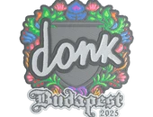 Sticker | donk (Embroidered) | Budapest 2025 image