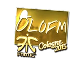 Sticker | olofmeister (Gold) | Cologne 2015 image