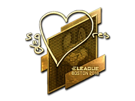 Sticker | seang@res (Gold) | Boston 2018 image
