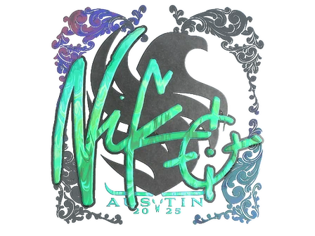 Sticker | NiKo (Holo) | Austin 2025 image