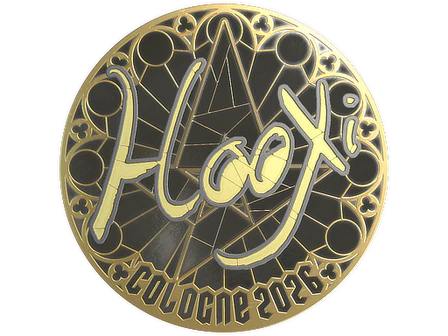 Sticker | HooXi (Gold) | Cologne 2026 image