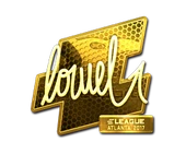 Sticker | loWel (Gold) | Atlanta 2017 image