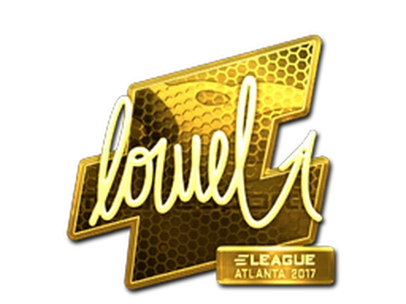 Sticker | loWel (Gold) | Atlanta 2017 image