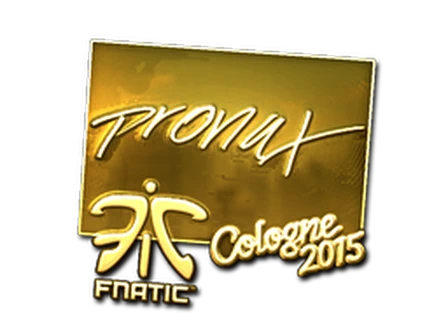 Sticker | pronax (Gold) | Cologne 2015 image