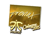 Sticker | pronax (Gold) | Cologne 2015 image
