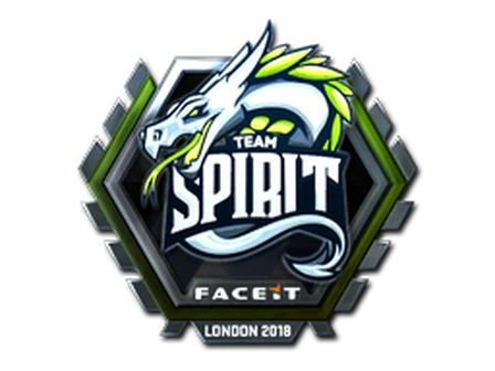 Sticker | Team Spirit (Foil) | London 2018 image