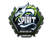Sticker | Team Spirit (Foil) | London 2018 image