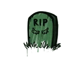 Sealed Graffiti | Tombstone (Jungle Green) image