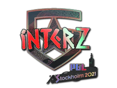 Sticker | interz (Holo) | Stockholm 2021 image