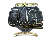 Sticker | JUGi (Gold) | Berlin 2019 image
