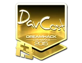 Sticker | DavCost (Gold) | Cluj-Napoca 2015 image