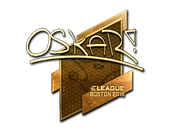 Sticker | oskar (Gold) | Boston 2018 image