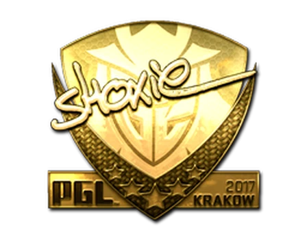 Sticker | shox (Gold) | Krakow 2017 image