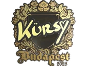 Sticker | Kursy (Gold) | Budapest 2025 image