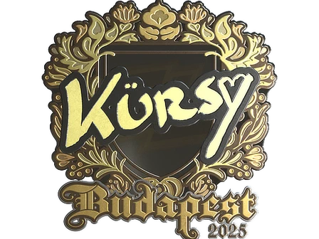Sticker | Kursy (Gold) | Budapest 2025 image
