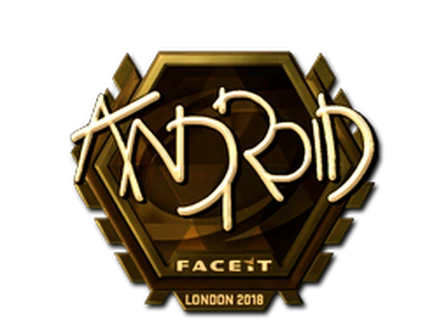 Sticker | ANDROID (Gold) | London 2018 image