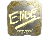 Sticker | EliGE (Gold) | Austin 2025 image