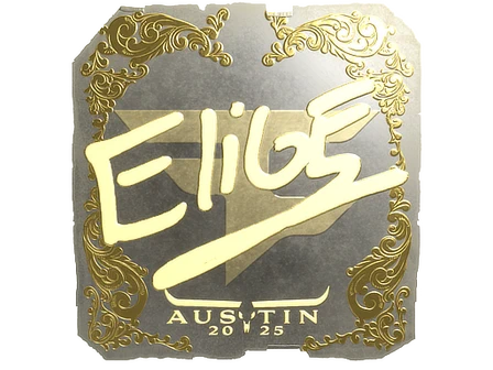 Sticker | EliGE (Gold) | Austin 2025 image