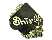 Sticker | sh1ro (Gold) | Rio 2022 image