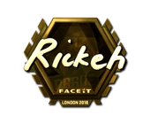 Sticker | Rickeh (Gold) | London 2018 image