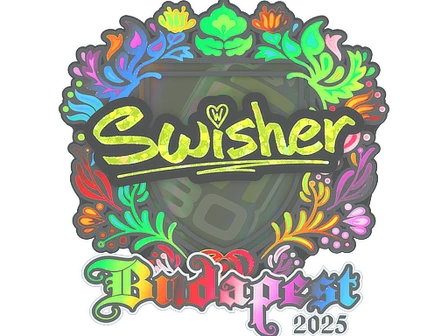 Sticker | Swisher (Holo) | Budapest 2025 image