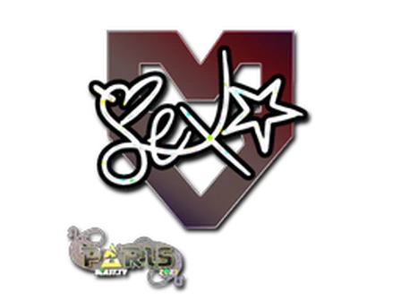 Sticker | dexter (Glitter) | Paris 2023 image