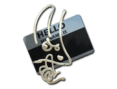 Sticker | Hello M4A1-S (Gold) image