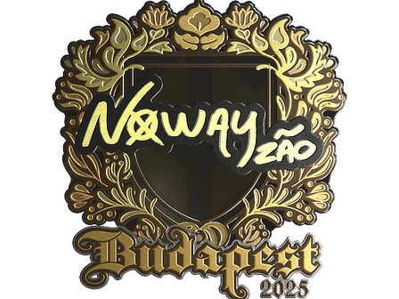 Sticker | noway (Gold) | Budapest 2025 image