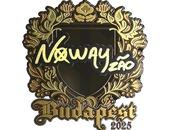 Sticker | noway (Gold) | Budapest 2025 image