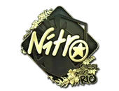 Sticker | nitr0 (Gold) | Rio 2022 image