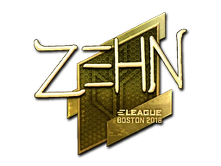 Sticker | zehN (Gold) | Boston 2018 image