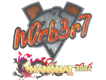 Sticker | n0rb3r7 (Glitter) | Shanghai 2024 image