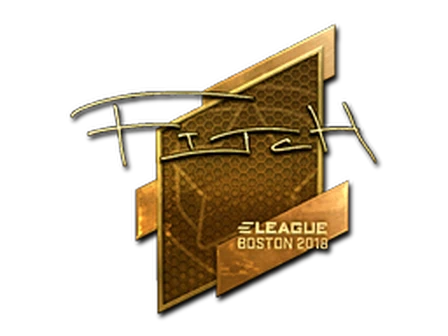 Sticker | fitch (Gold) | Boston 2018 image