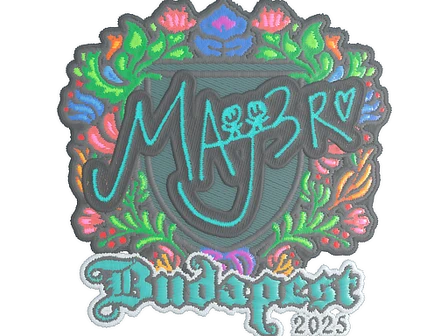 Sticker | MAJ3R (Embroidered) | Budapest 2025 image
