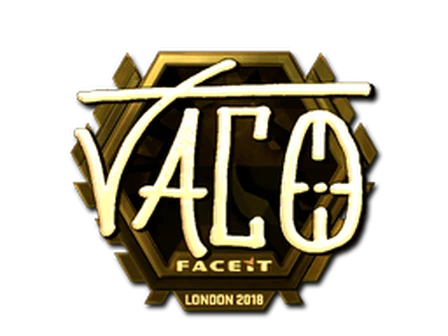 Sticker | TACO (Gold) | London 2018 image