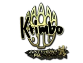 Sticker | Krimbo (Gold) | Antwerp 2022 image