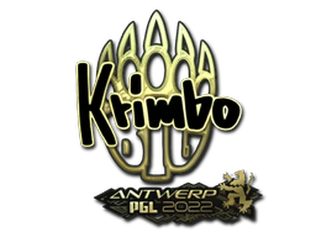 Sticker | Krimbo (Gold) | Antwerp 2022 image