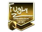 Sticker | FugLy (Gold) | Cluj-Napoca 2015 image