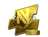 Sticker | kennyS (Gold) | Atlanta 2017 image