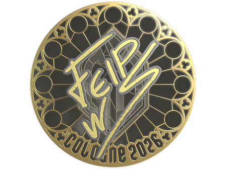 Sticker | felps (Gold) | Cologne 2026 image