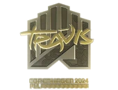 Sticker | TRAVIS (Gold) | Copenhagen 2024 image