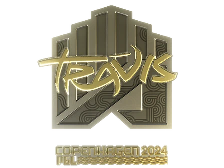 Sticker | TRAVIS (Gold) | Copenhagen 2024 image