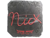 Sticker | nicx (Foil) | Austin 2025 image