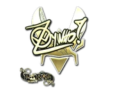 Sticker | ZywOo (Gold) | Paris 2023 image