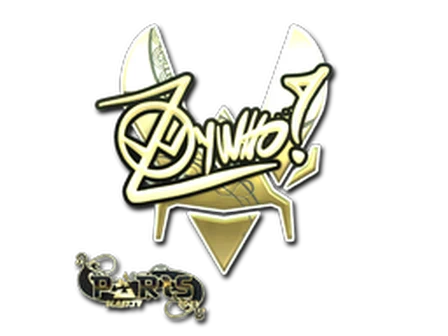 Sticker | ZywOo (Gold) | Paris 2023 image