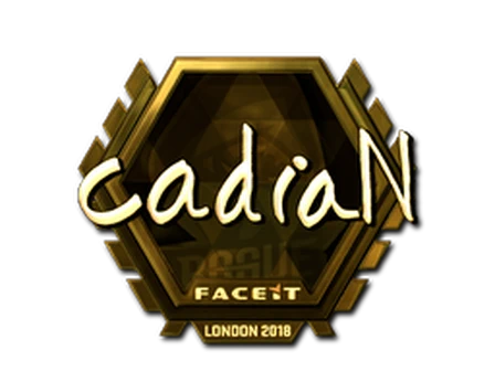 Sticker | cadiaN (Gold) | London 2018 image