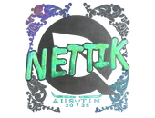 Sticker | nettik (Holo) | Austin 2025 image